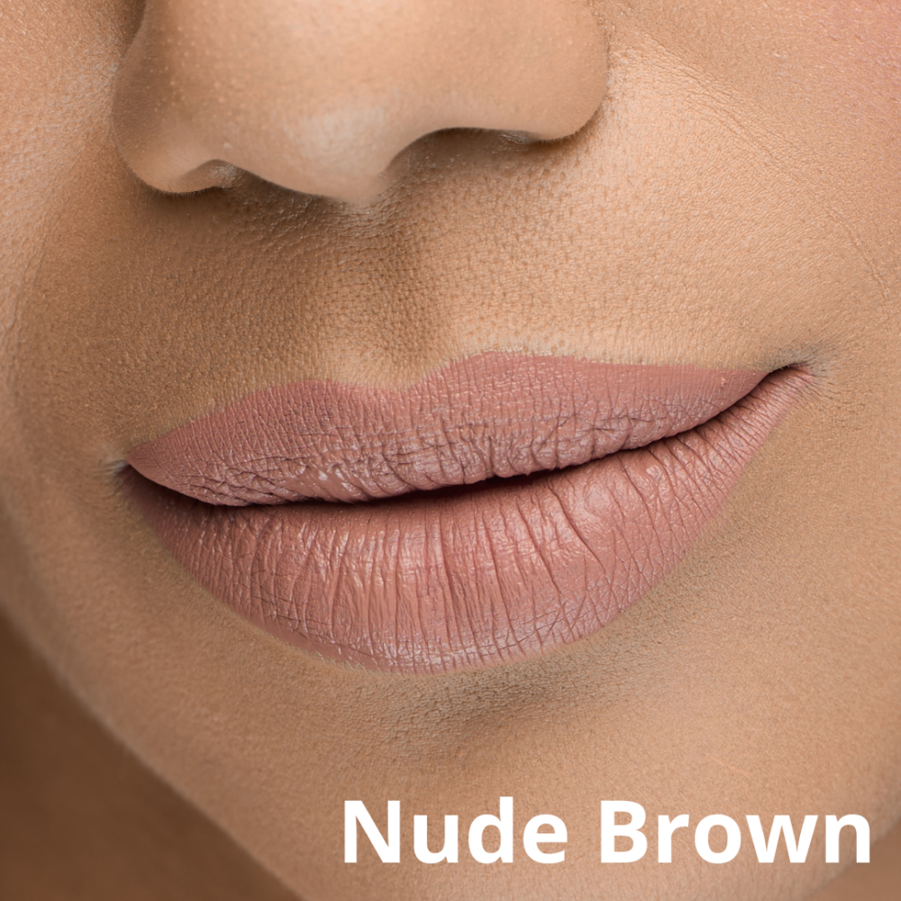 Batom Multifuncional Nude Brown – 3 em 1 (Lábios, Blush e Sombra) - Imagem 7