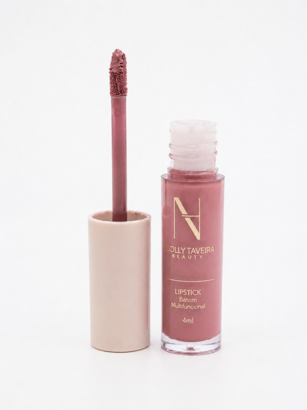 Batom Multifuncional Rosa Charm – 3 em 1 (Lábios, Blush e Sombra) - Imagem 8